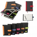 Libreta con broche y separador Kevo de 150 Hojas de raya