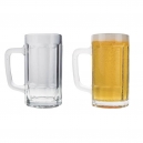 Tarro cervecero de vidrio 360 ml Beer con asa