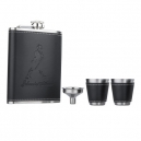 Set de licorera de curpiel con vasos y embudo 8 Oz