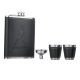 Set de licorera de curpiel con vasos y embudo 8 Oz