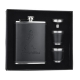 Set de licorera de curpiel con vasos y embudo 8 Oz