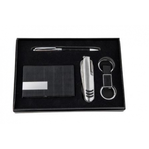 Set de regalo ejecutivo Boss con llavero y tarjetero