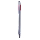 Pluma de plástico con acabado metálico y touch pad