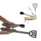 Set para parrilla con mango de madera