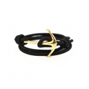 Pulsera ancla dorada