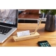 Estuche con bolígrafo y porta tarjetas y porta bolígrafo de madera Guama