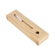 Estuche con bolígrafo y porta tarjetas y porta bolígrafo de madera Guama