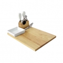 Tabla con set de cocina Marmore