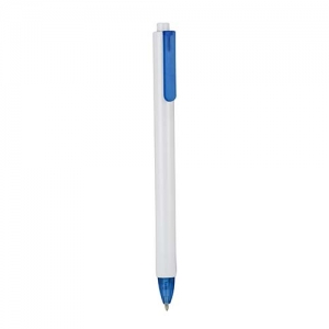 Pluma de plástico con mecanismo pulsador Kilpani