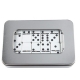 Juego de domino 28 piezas con estuche de aluminio