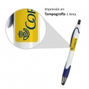 Bolígrafo de plástico retractil con puntero touch en varios colores