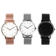 Reloj de pulso con extesible de red con caja metalica