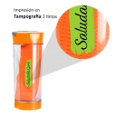 Cilindro con varios articulos para hacer ejercicio en varios colores