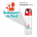 Cilindro transparente con tapa en ABS en varios colores