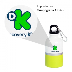 Termo Bi Tono de aluminio con arnes varios colores