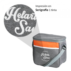 Hielera bitono con asa en diferentes colores