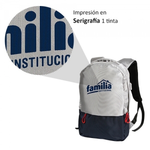 Mochila Technos tipo backpack con porta laptop en varios colores