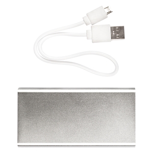 Batería portátil de metal capacidad 3000 mAh
