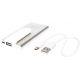 Batería portátil de metal capacidad 3000 mAh