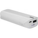 Power Bank con linterna color blanca
