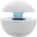 Bocina bluetooth en forma de esfera con luz que cambia de color