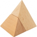 Juego de ingenio pirámide de madera
