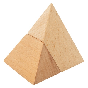 Juego de ingenio pirámide de madera