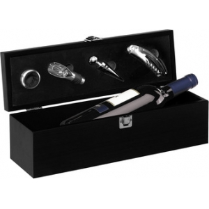 Set de Vinos Marenas de madera y metal