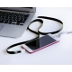 Collar cargador 2 en 1 en color negro