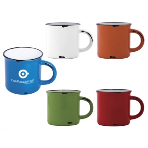 Taza de cerámica 4Boca abierta Cap. 14 oz