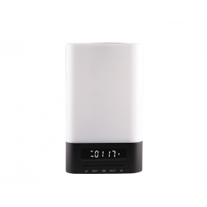Bocina bluetooth manos libres con reloj y alarma digital
