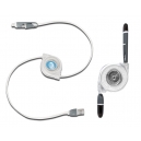 Cable retráctil de carga para carga