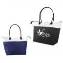 Bolsa bicolor de poliéster en dos colores diferentes