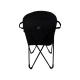 Hielera con base metal plegable color negro