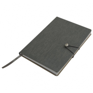 Libreta tipo curpiel color negra