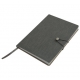 Libreta tipo curpiel color negra