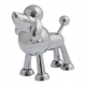 Porta anillos metálico en forma de perrito