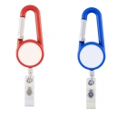 Porta gafete con clip integrado en dos colores