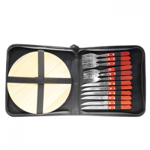 Set de tabla para quesos con cuchillos