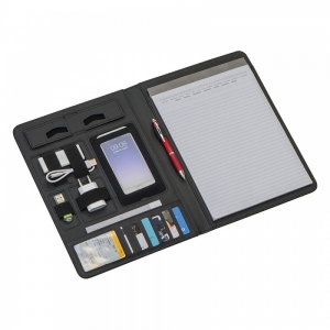 Carpeta de Curpiel A4 color negra