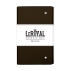 Libreta premium WAFF LeRoyal 190 hj cuero reciclado 16 y medio x 10 cm