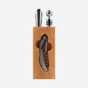 Set para vinos de madera