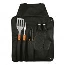 Set de Parrillada con estuche que es mandil