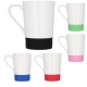 Taza de cerámica con cintilla de silicón en la base cap 400 ml