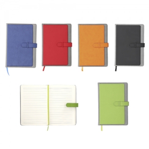 Libreta de curpiel con tarjetero y varios compartimentos