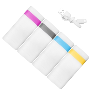 Power Bank con varios colores y capacidad 6000mAh