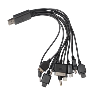 Cable Multicargador con 10 Entradas