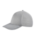 Gorra enrollable color gris de poliester