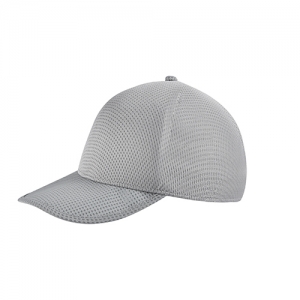 Gorra enrollable color gris de poliester