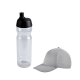Gorra cachucha enrollable con cilindro ánfora de 700 ml